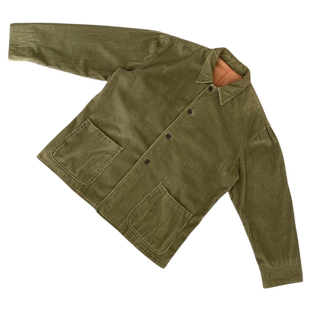 Vintage 90s 太畝 コーデュロイ ミドルコート カバーオール ベージュ