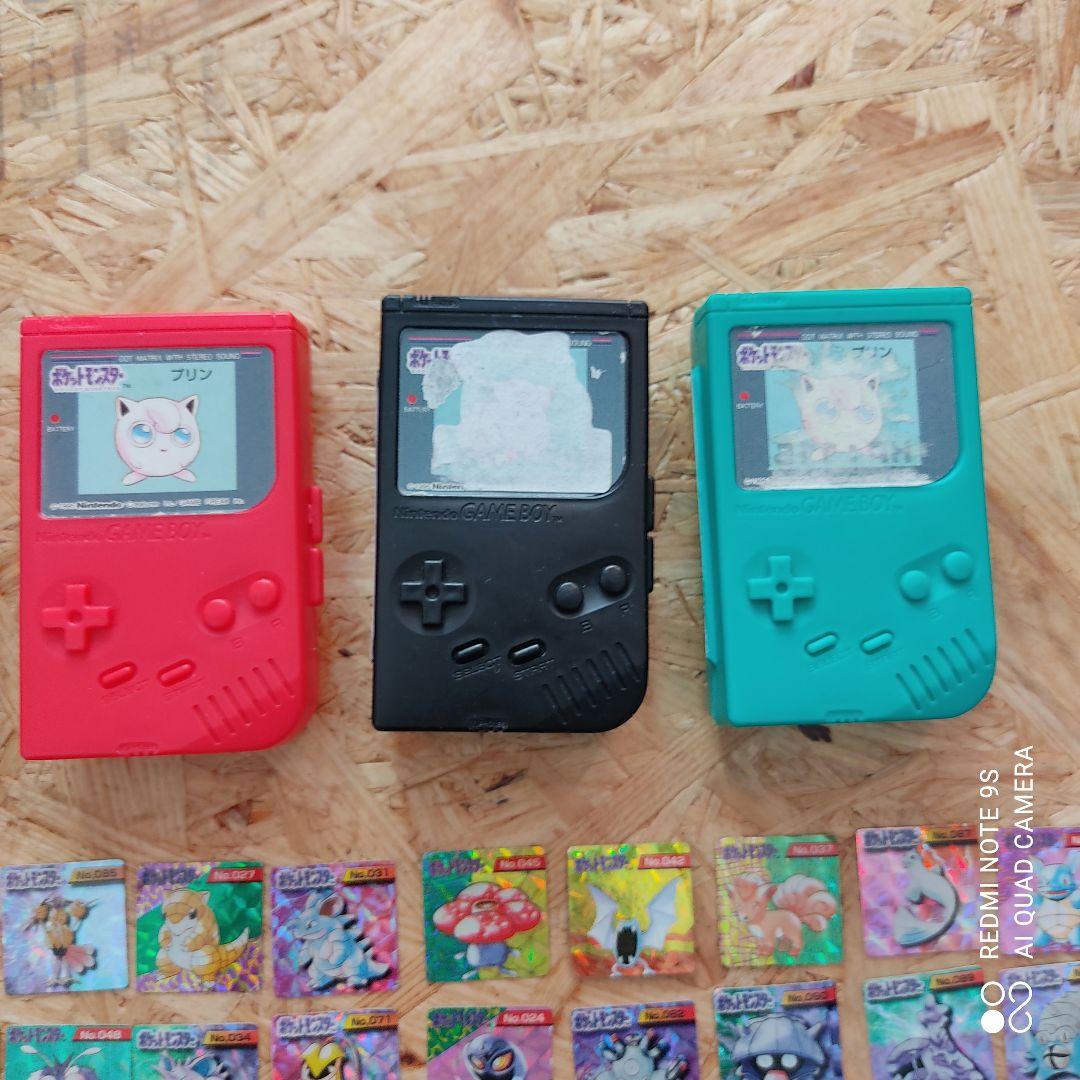 1995年 初代ポケモン ブロスカード 大量、ゲームボーイ型ケース 当時物