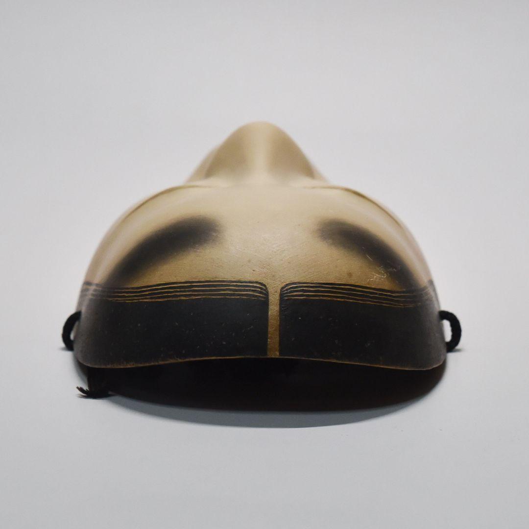 能面 小面 小倉宗衛作 箱入り 能面袋、新聞、購入時の領収書付き(A4)