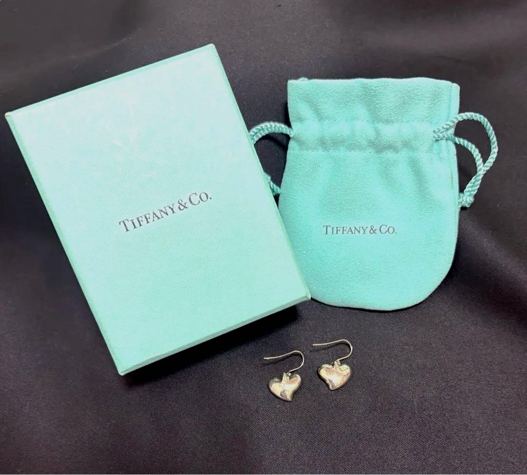希少品☆TIFFANY&co. カーブドハート ピアス　シルバー925