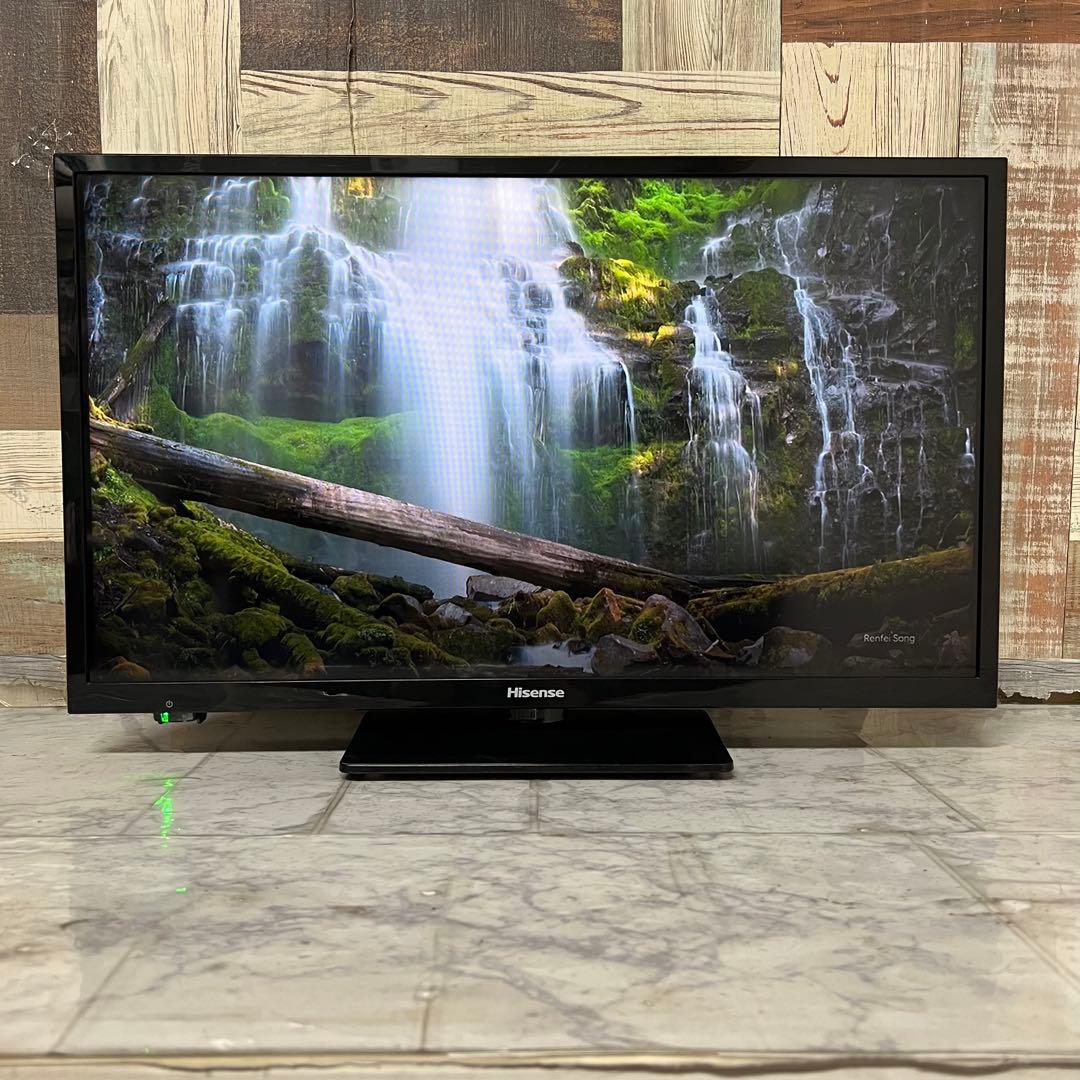 即日受渡❣️全国送料込Hisense24型液晶テレビ Wチューナー裏番組録画対応