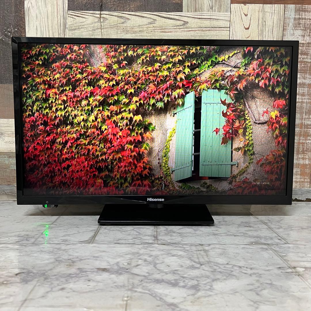 即日受渡❣️全国送料込Hisense24型液晶テレビ Wチューナー裏番組録画対応