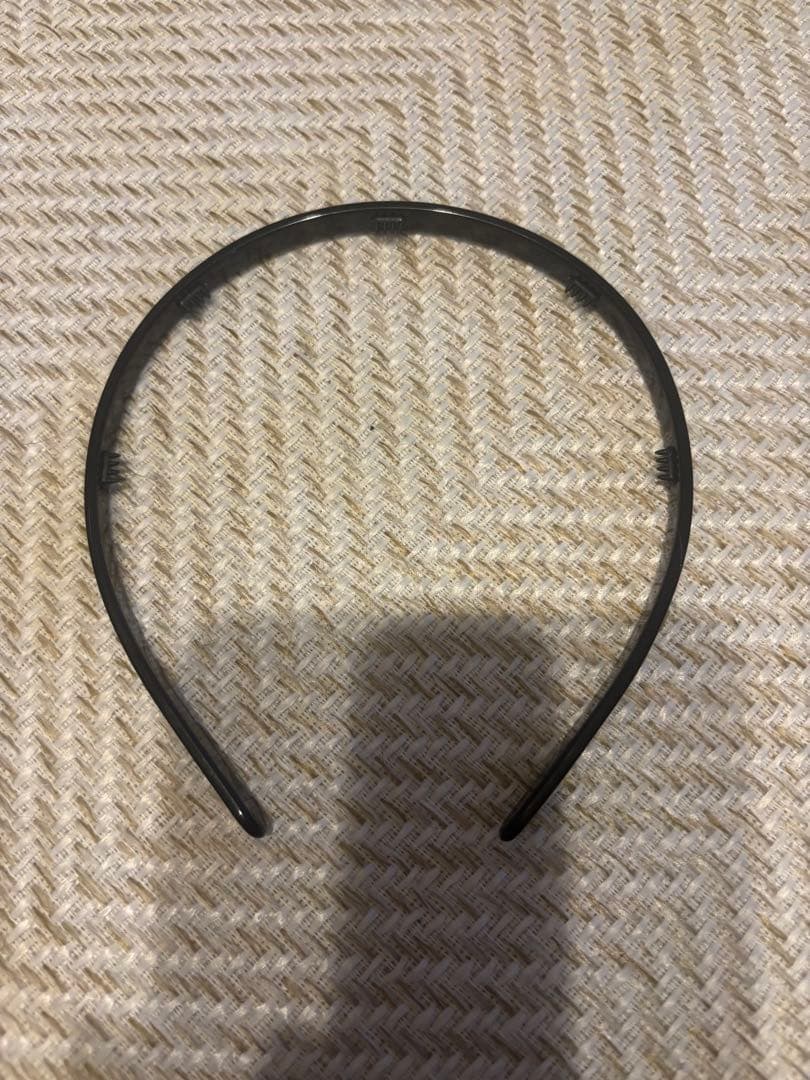 【未使用】ALEXANDRE DE PARISブラックカチューシャ