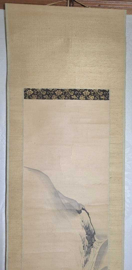 松村呉春(月渓)　人物画、歴史画　掛け軸　合わせ箱　書画、骨董品、美術品