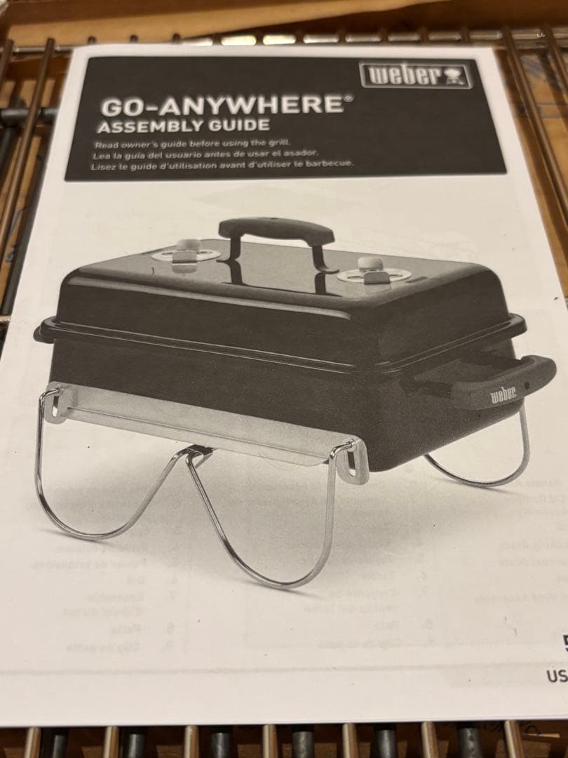 Weber GO ANYWHERE Charcoal grill 未使用 値下可