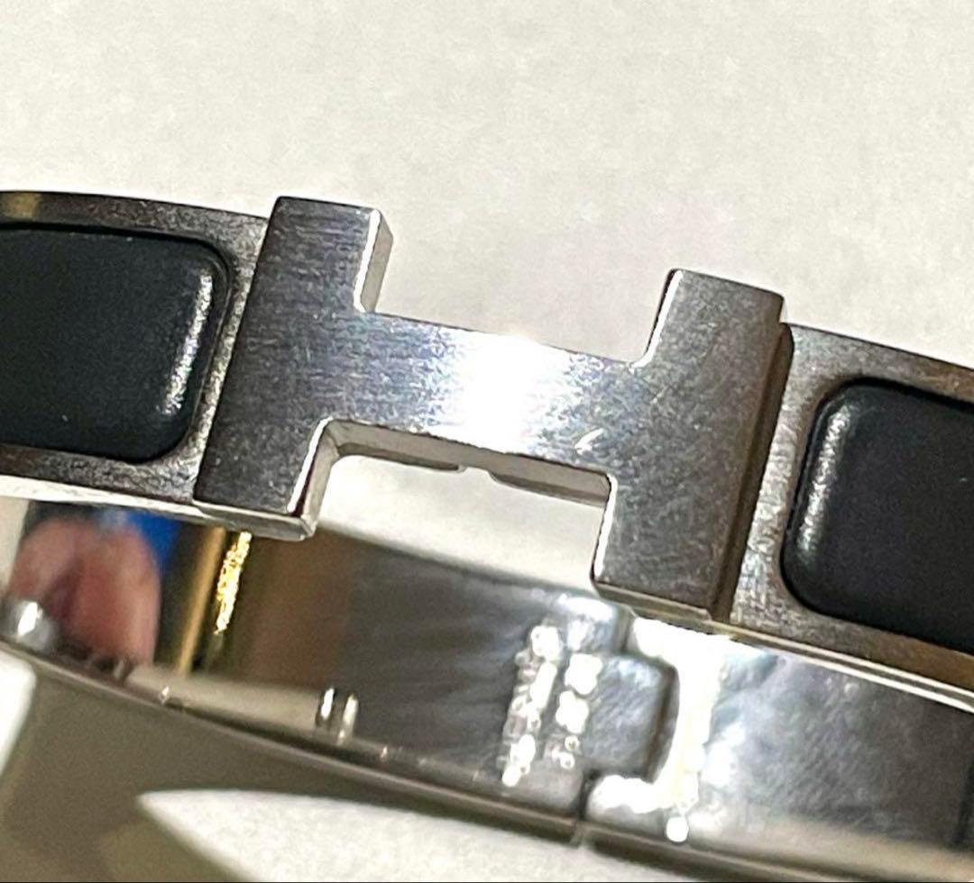 美品 エルメス クリックHH バングル HERMES