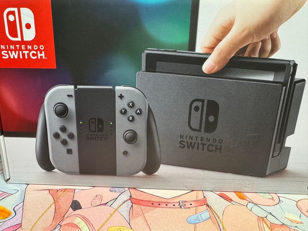 Nintendo Switch 本体 グレー Joy-Con プロコントローラー