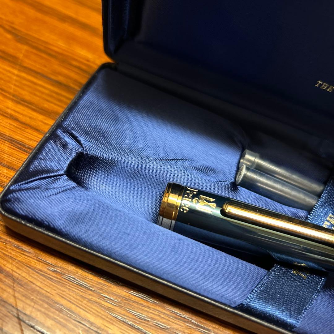 ★激レア 当選品 SAILOR PEACE ブルーチタン 万年筆 18K MF