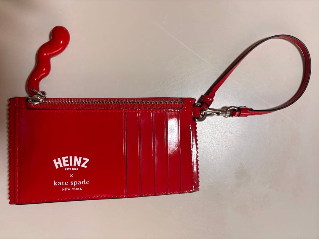 【わちち】ハインツ×ケイトスペード　パテント　　カードケース