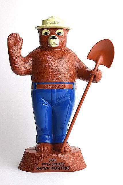 1970’s スモーキーベア SMOKEY BEAR ビンテージ 貯金箱 クマ