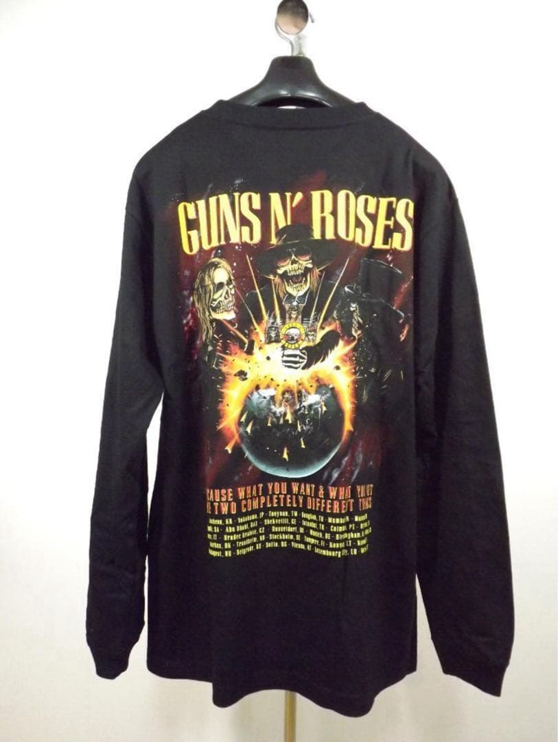 L 新品 GUNS ガンズアンドローゼズ 2025 ロンT　ロングTシャツ