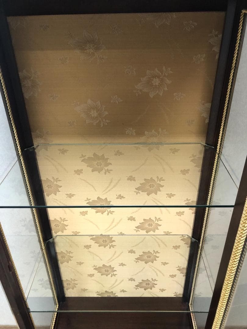 送料無料 ス. キュリオキャビネット 飾り棚 ヨーロピアン 73041-1-70