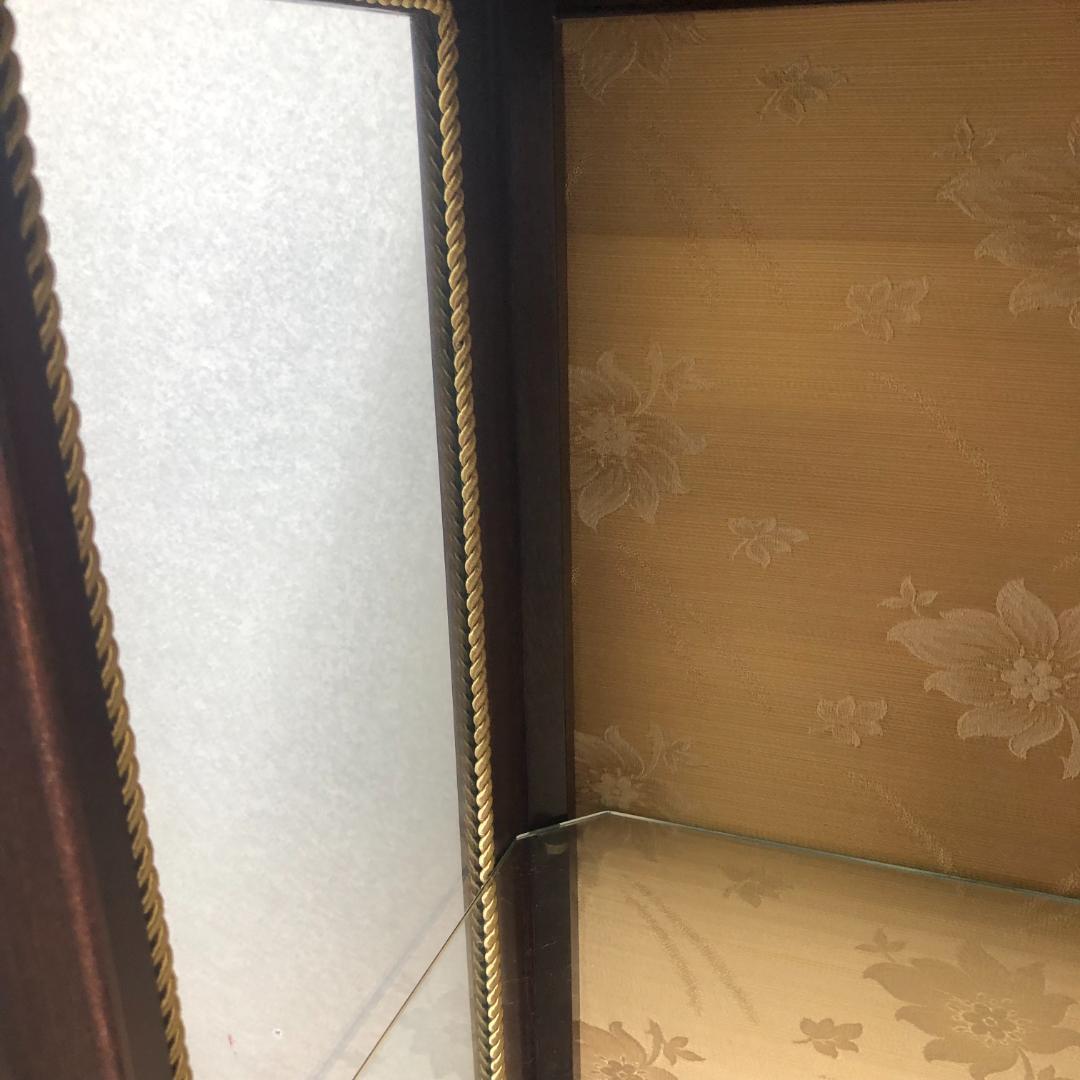 送料無料 ス. キュリオキャビネット 飾り棚 ヨーロピアン 73041-1-70