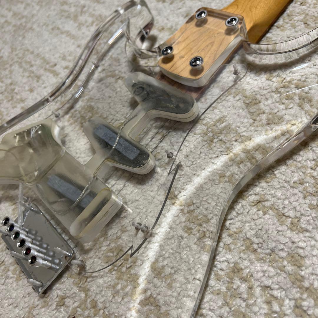 Barclay アクリル ボディ エレキギター ジャンク