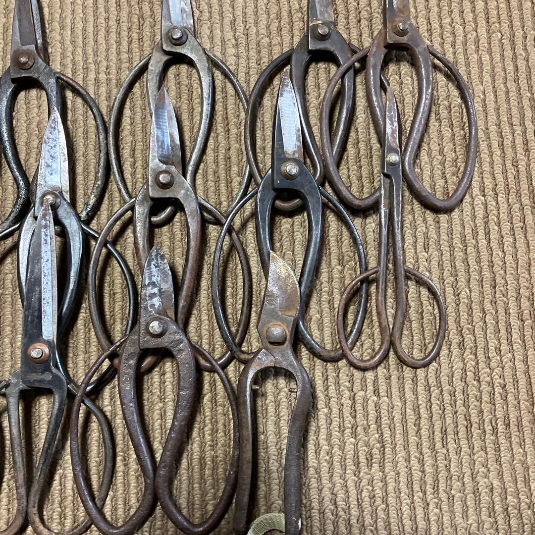 剪定鋏　茶鋏　ハサミ　14本　王麻子　松王　月姫