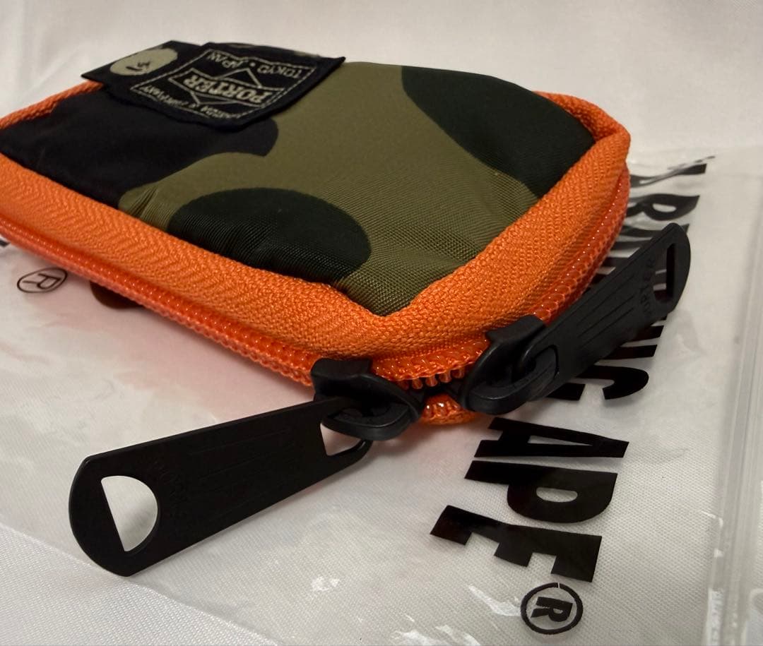 新品 未使用 激レア キーケース PORTER スタンド限定 APE 迷彩