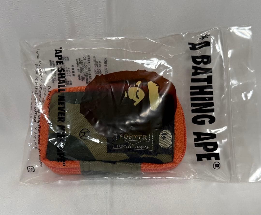 新品 未使用 激レア キーケース PORTER スタンド限定 APE 迷彩