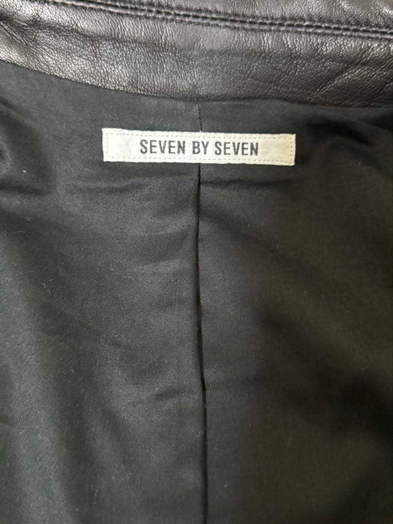ジャケット・アウター SEVEN BY SEVEN LEATHER RIDERS JACKET