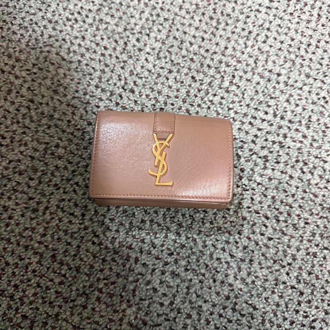 YSL 三つ折り財布