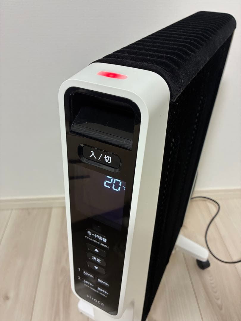 siroca スタンド式電気ヒーター ホワイト