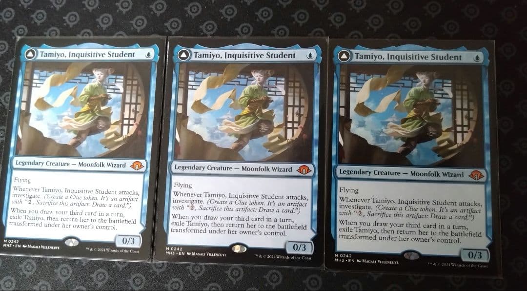 知りたがりの学徒タミヨウ　3枚セット　英語版　MTG