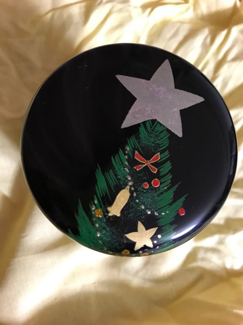 茶道具 お棗 西村弘峰作 クリスマスツリー蒔絵