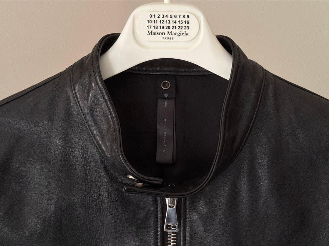 Wjk レザー シングルライダースジャケット