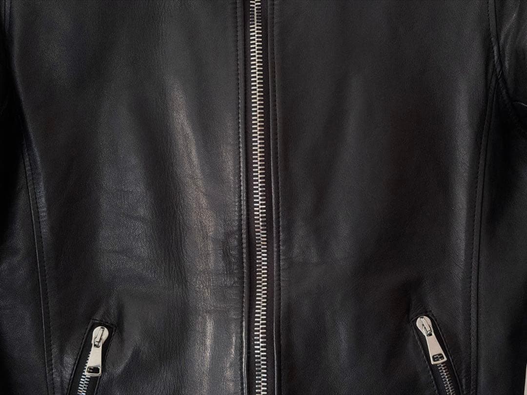 Wjk レザー シングルライダースジャケット