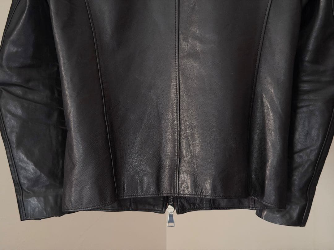 Wjk レザー シングルライダースジャケット