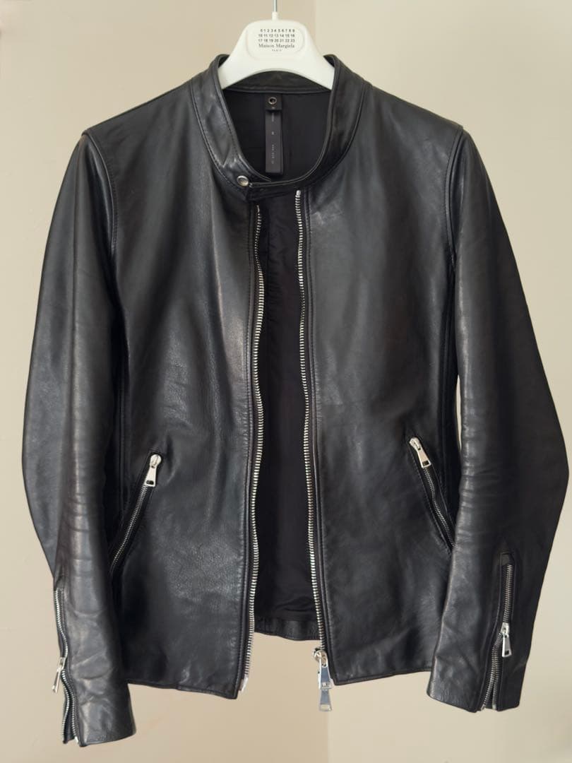 Wjk レザー シングルライダースジャケット