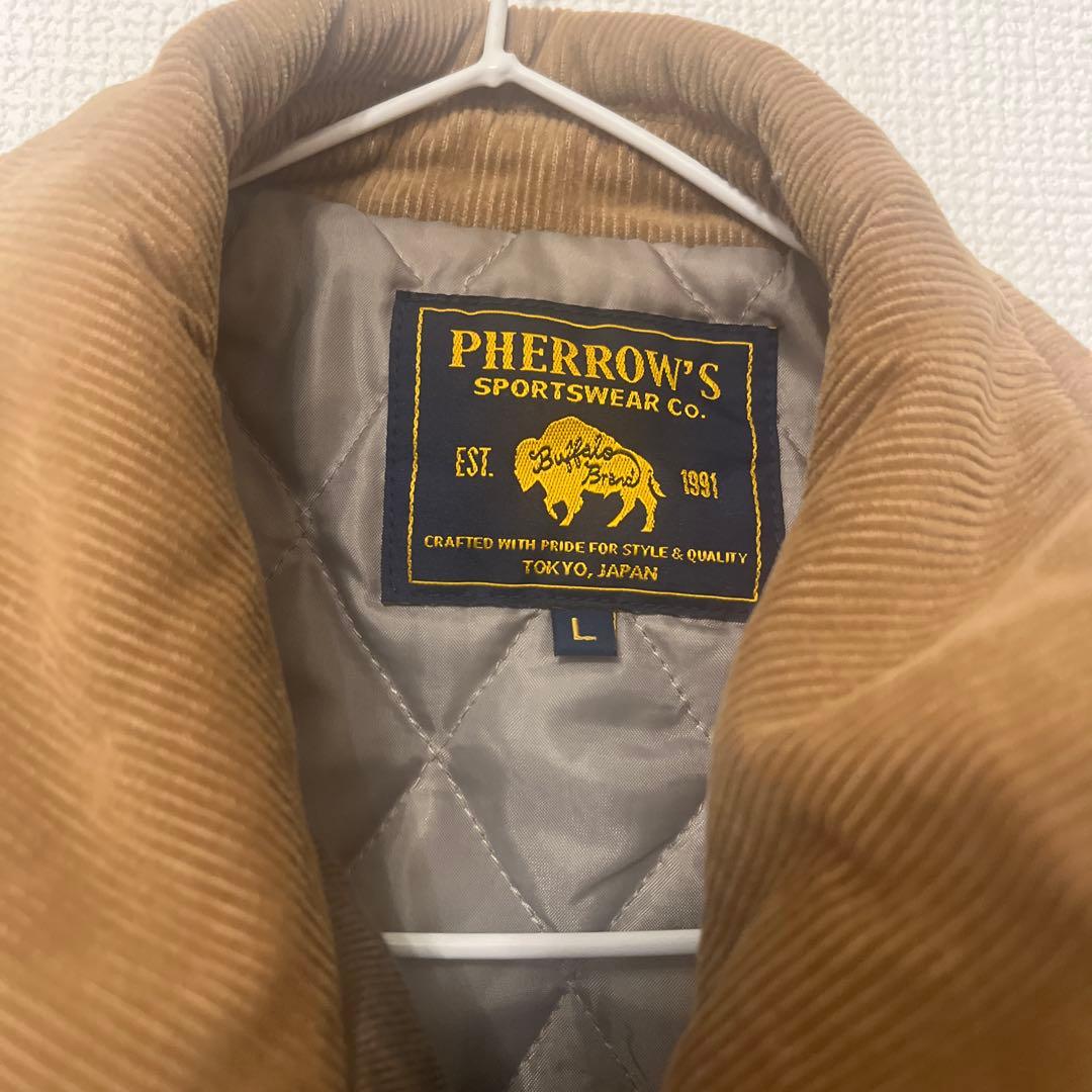 PHERROW'S コーデュロイ襟ジャケット L