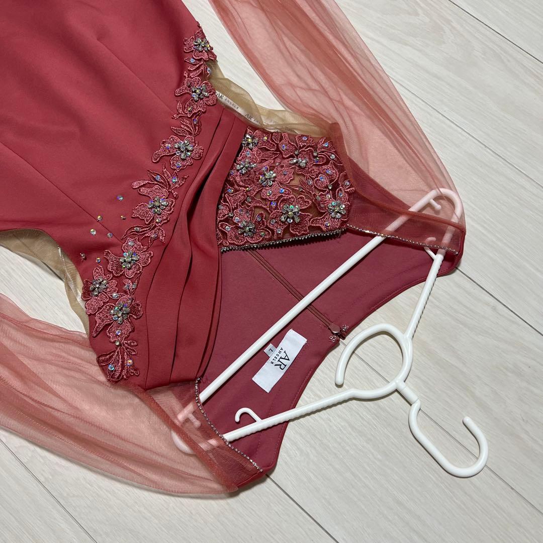 エンジェルアール　Lサイズ　angelr キャバドレス　袖あり　袖付き　長袖