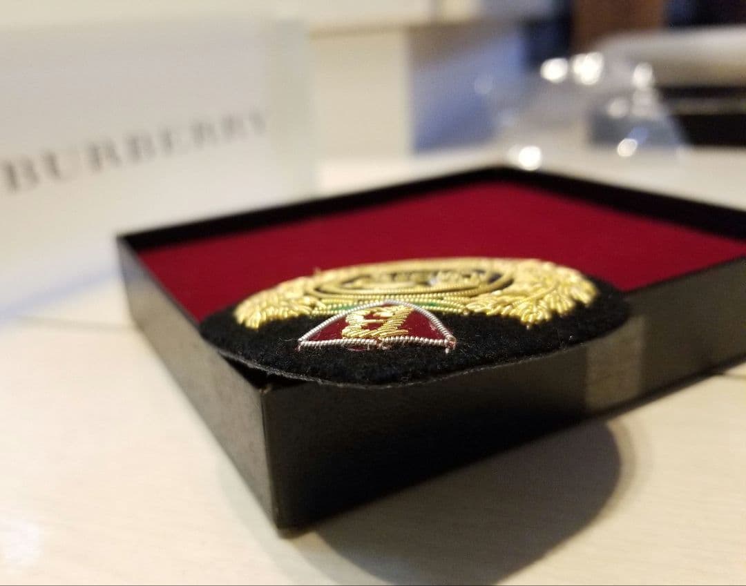 バーバリーエンブレム 新品未使用 美品 ホースマーク 刺繍150 160 大人S