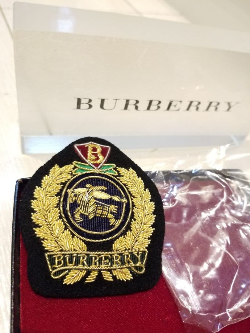 バーバリーエンブレム 新品未使用 美品 ホースマーク 刺繍150 160 大人S