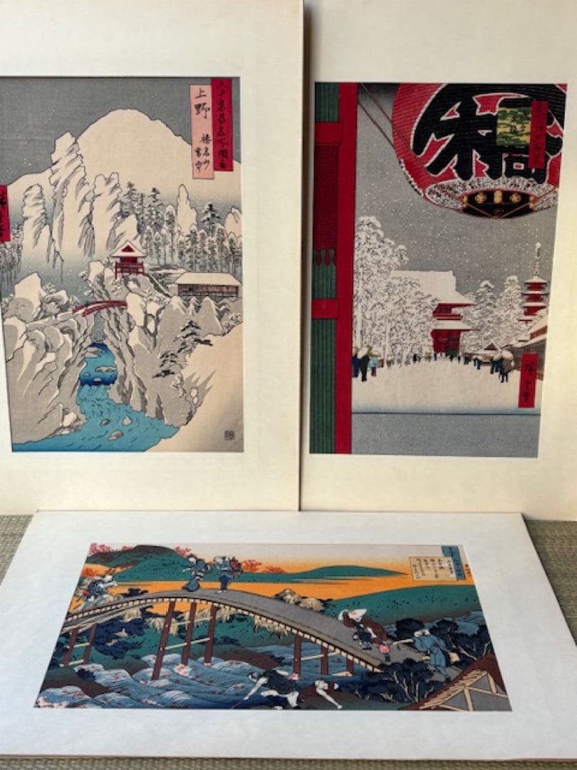 稀版浮世絵 花鳥風月選集 大江戸木版社 木版画第1回～第25回 ※第2・3回欠品