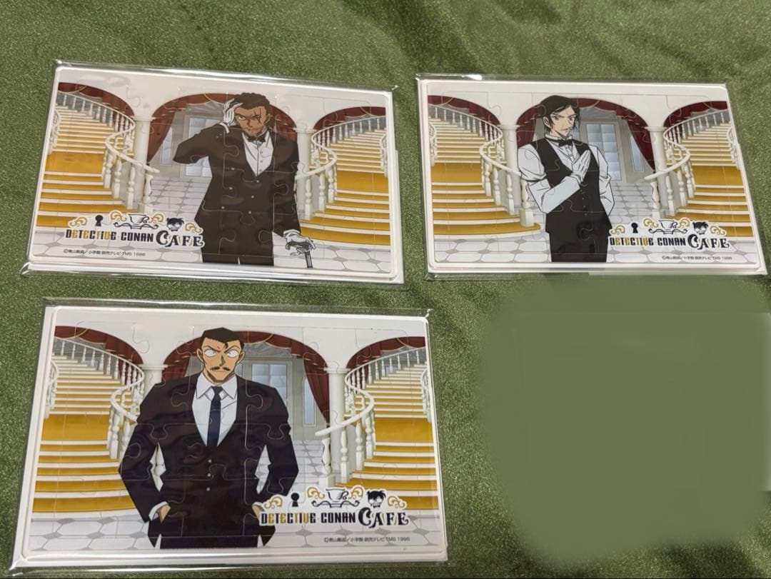 セガラッキーくじ 名探偵コナンカフェ執事喫茶D賞ぬいぐるみ諸伏高明その他セット
