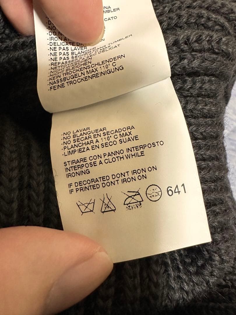 【美品】Margiela マルジェラ ドライバーズニット ベスト黒M ここのえ期