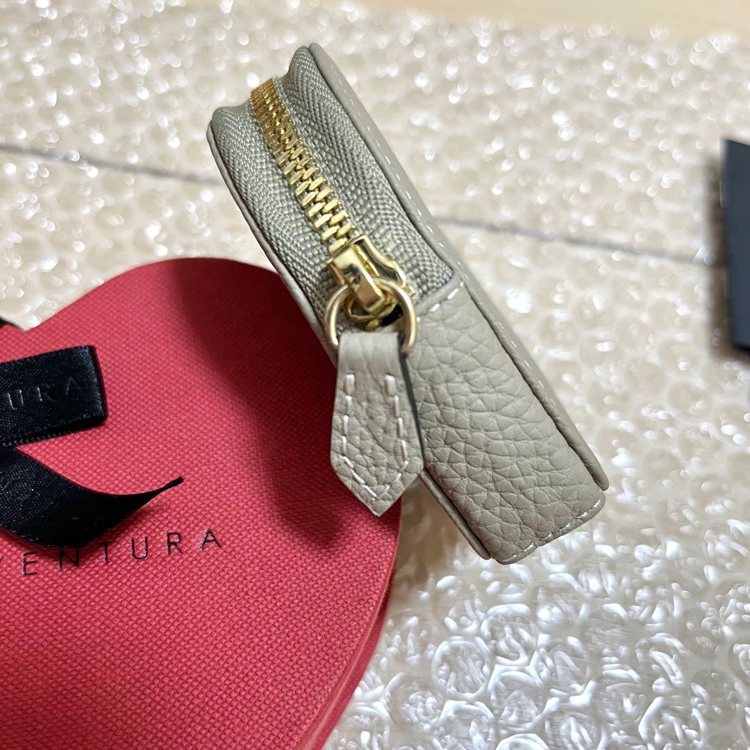 ボナベンチュラ ハート ケース グレージュ ベージュ 未使用