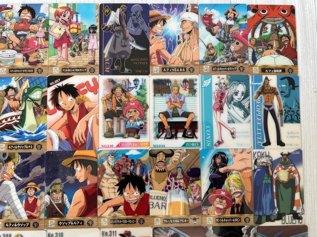 ワンピース 海賊王グミカード まとめ売り　50枚セット
