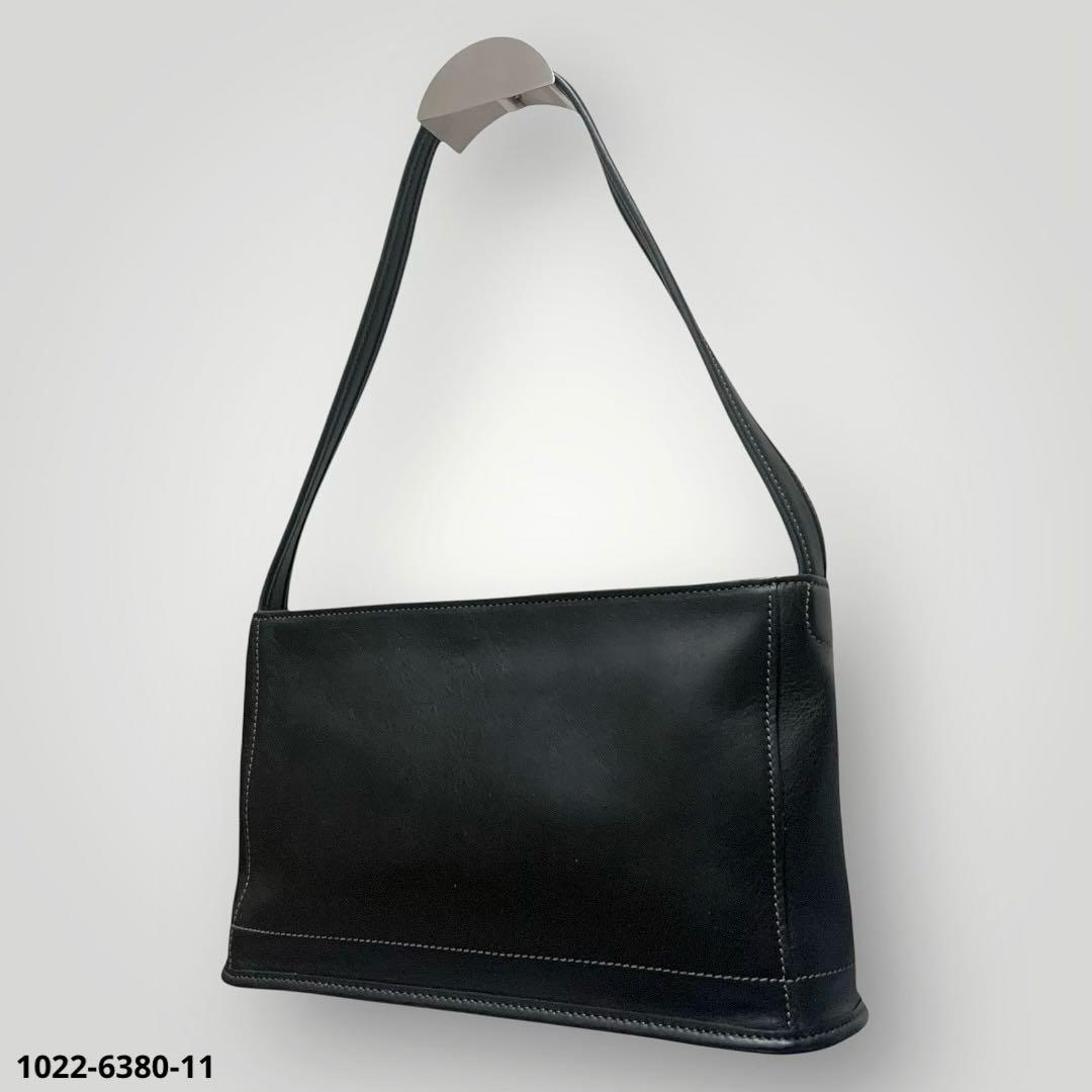 美品 COACH オールドコーチ ワンショルダー黒 ブラック グラブタンレザー