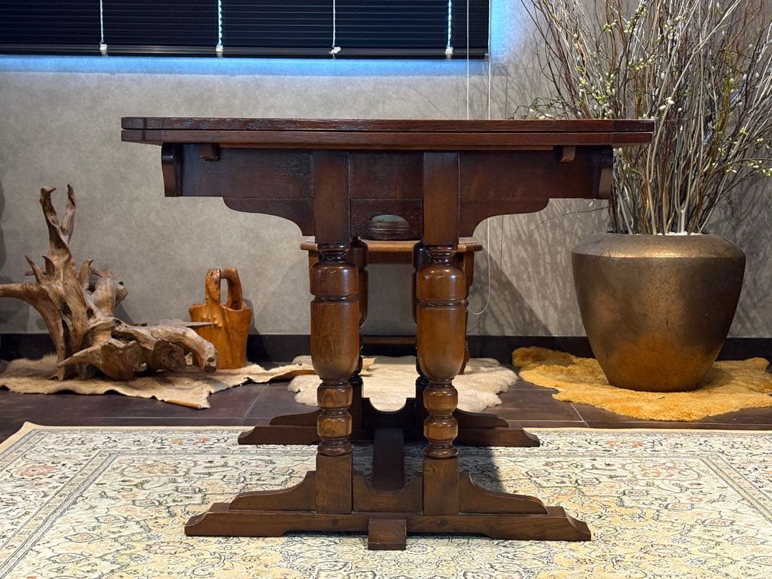 ロイズ・アンティークス ダイニングテーブル エクステンションテーブル Yn