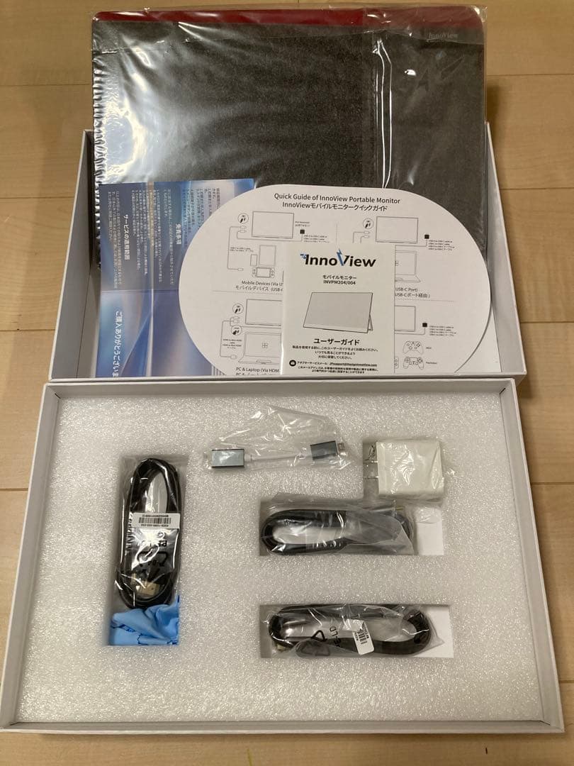 Innoview 4Kモバイルモニター 14インチ タッチパネルINVPM204