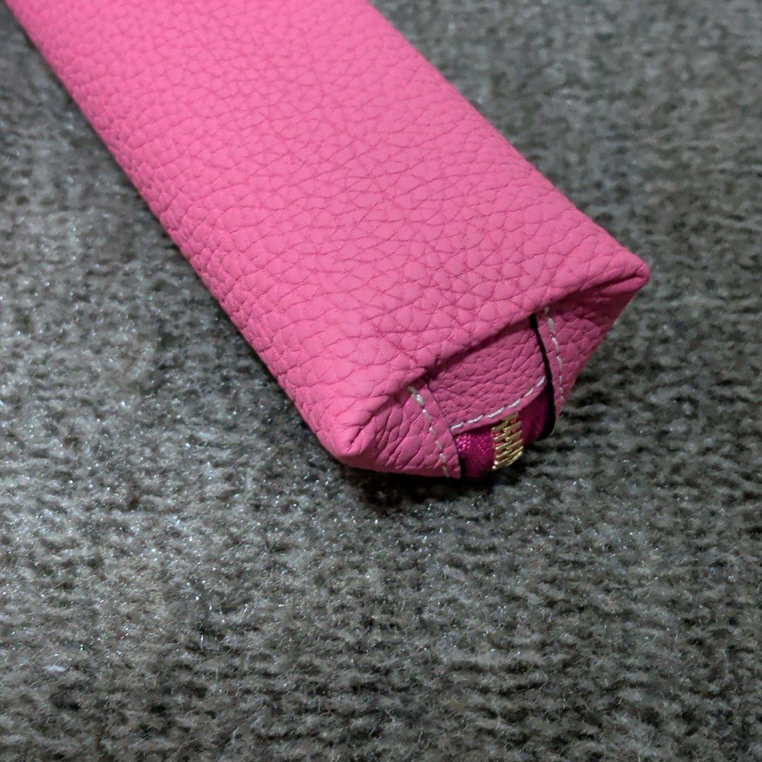 未使用級✨️　BONAVENTURA　 アザレピンク　レザーペンケース