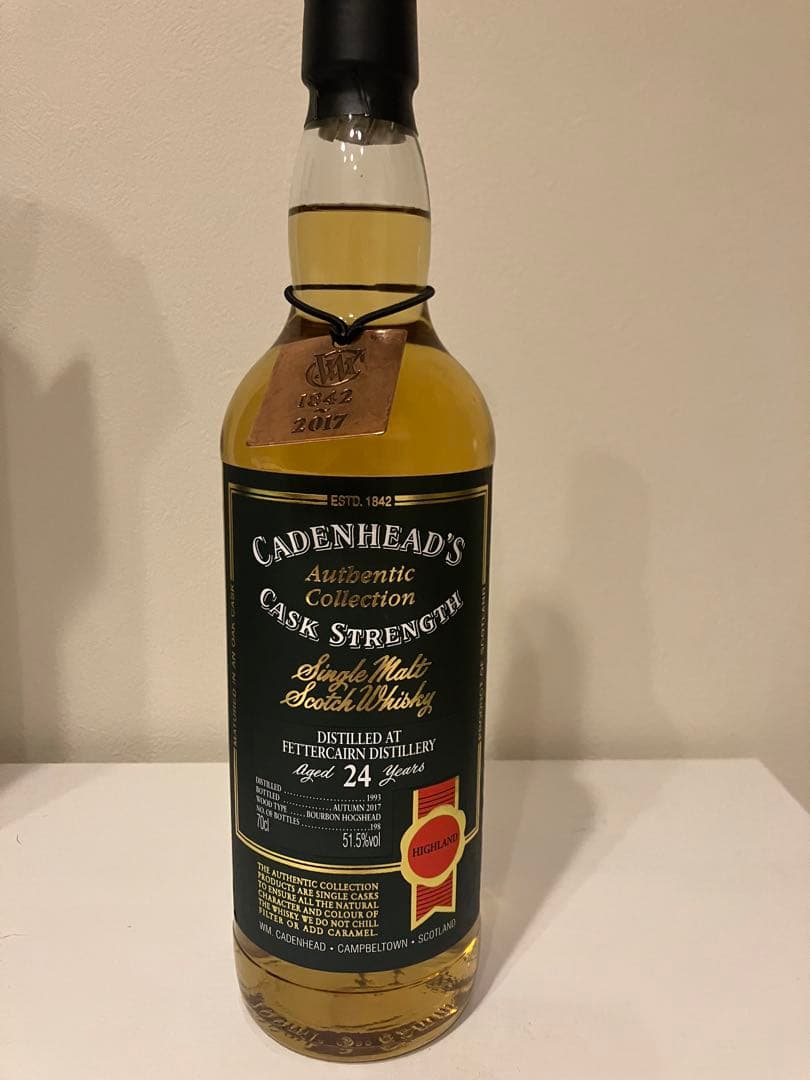 CADENHEAD's Fettercairn 24年 カスクストレングス
