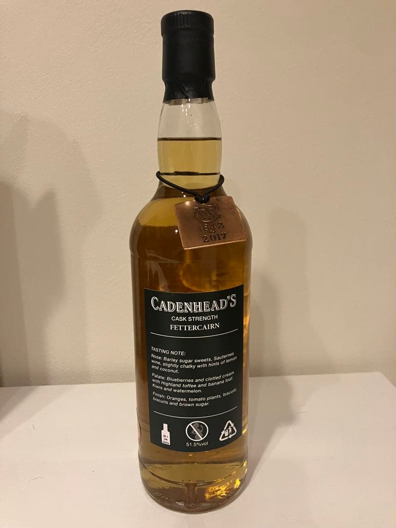 CADENHEAD's Fettercairn 24年 カスクストレングス