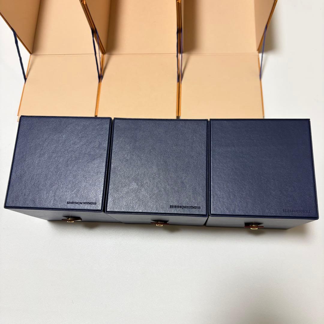 美品　ルイヴィトン　時計ケース　空箱　3個セット　ネイビー