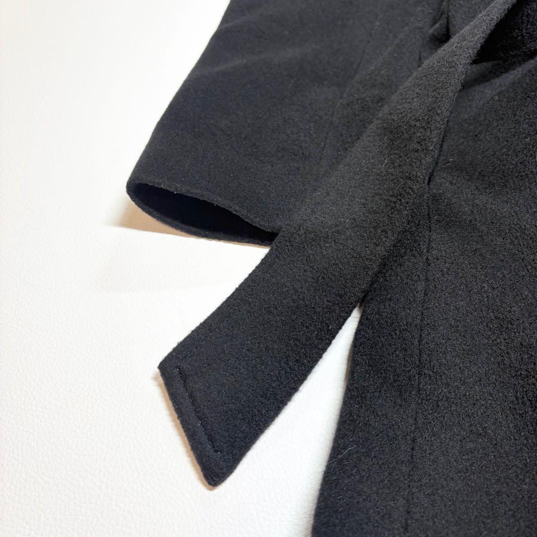 エムプルミエ カシミヤ100% ベルテッドロングコート