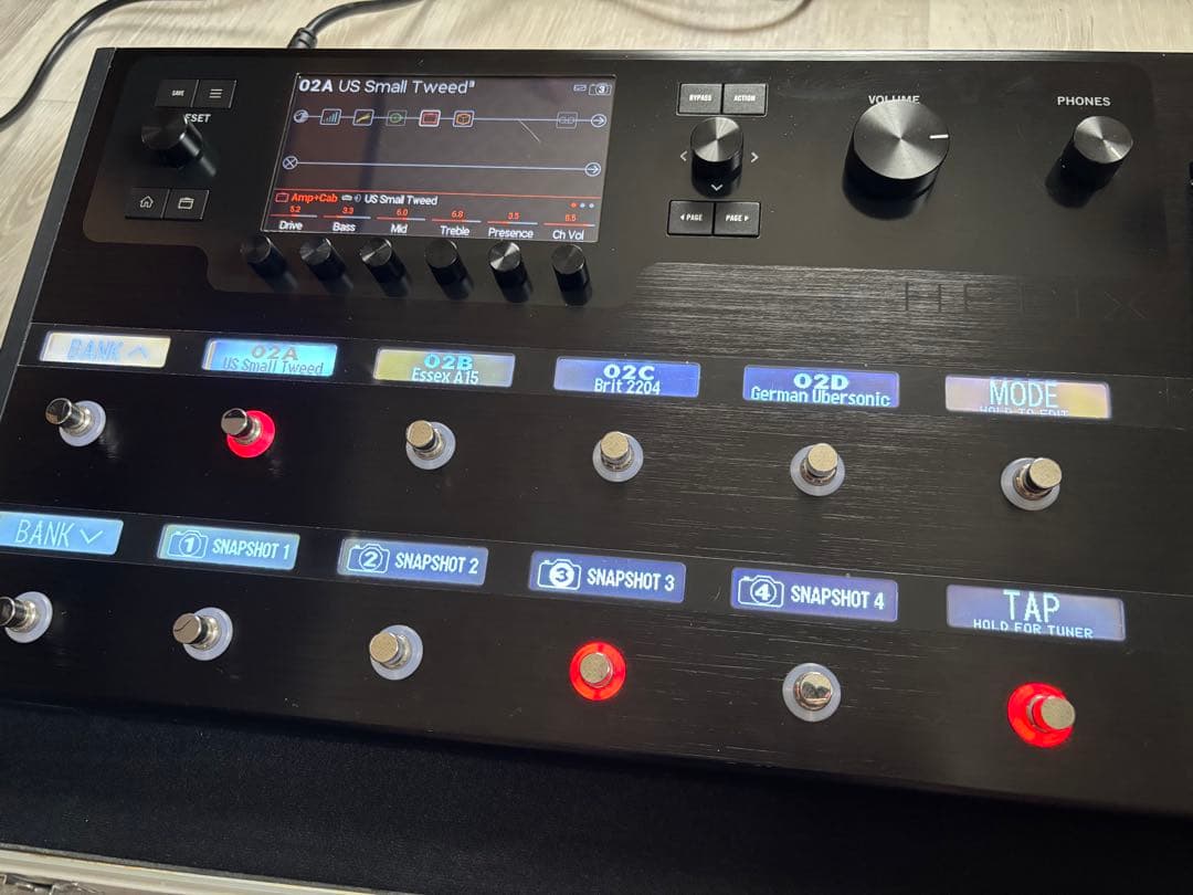 LINE6 Helix Floor エフェクターケース付き