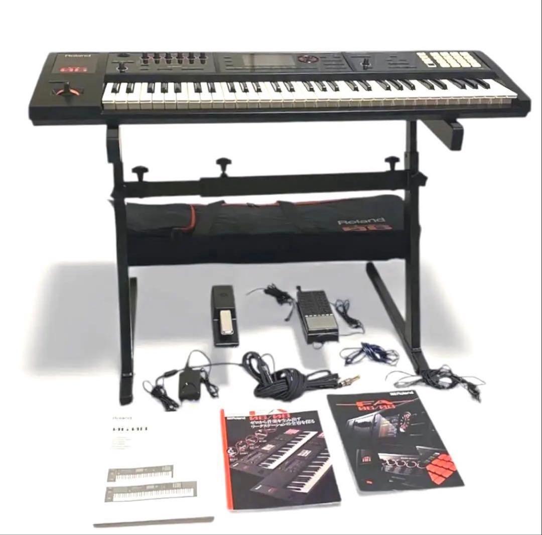 美品※動作不良有 Roland FA-06 61鍵盤 シンセサイザー 一式まとめ