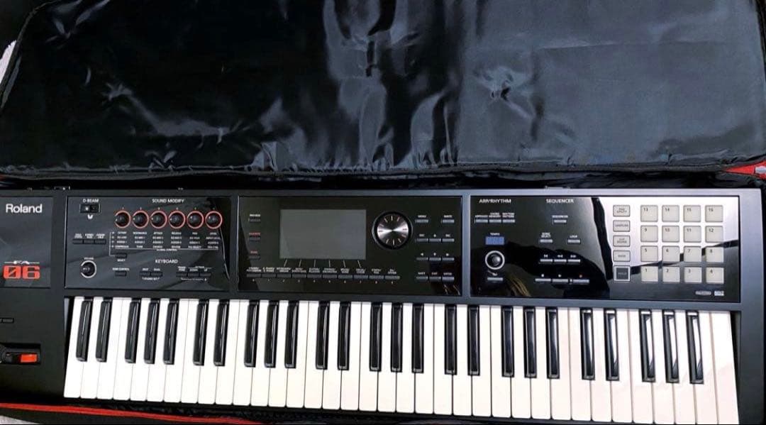 美品※動作不良有 Roland FA-06 61鍵盤 シンセサイザー 一式まとめ